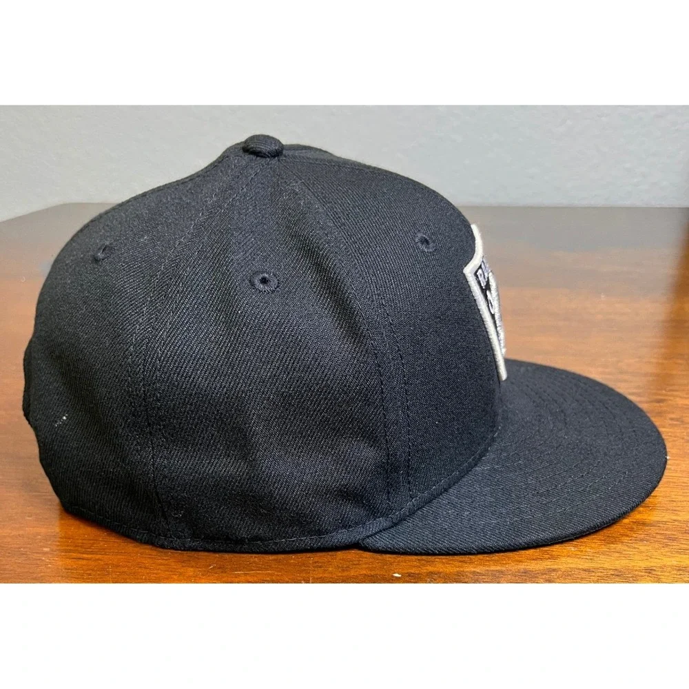 New Era 9FIFTY Las Vegas Raiders Snapback Hat Black NFL Cap OSFM Preowned